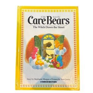 Care Bears, The Witch Down the Street Book, By S. Morgan, Vintage 1983, HC